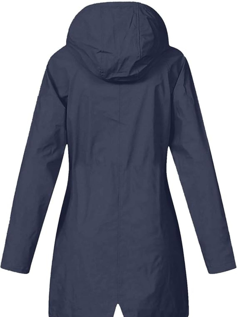 Women's Waterproof Lightweight Parka Coat | Hooded, Zip-up