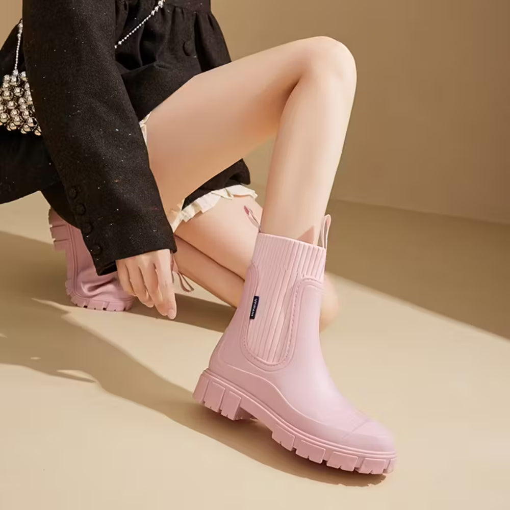 Women’s Waterproof Chelsea Boots | Chunky Slip-On