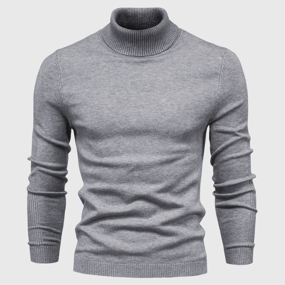 Men's Sweater Cotton Turtleneck Stylish Comfortable Casual Wear 11