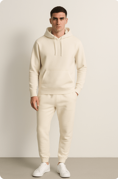 Men's Casual Two-Piece Set | Hoodie and Sweatpants-Levorel