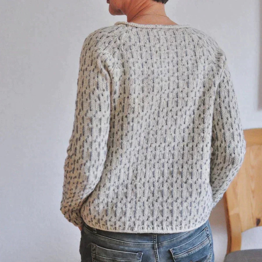 Dana | Women’s Casual Knit Sweater with Boat Neck - Image 5