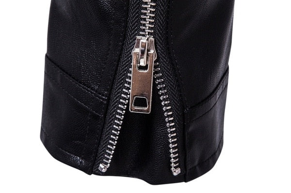 Men's Leather Bomber Jacket | Oversized Zip Up