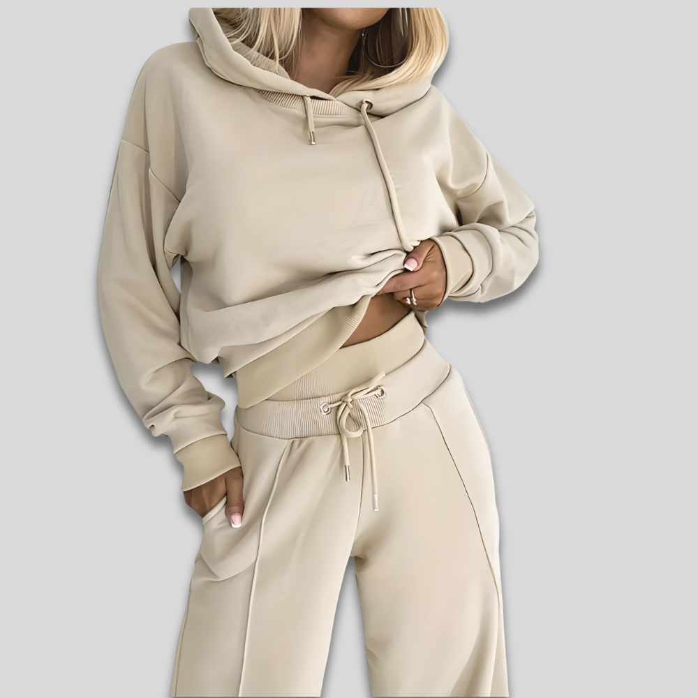 Women Cozy Soft Loungewear Set Relaxed Fit