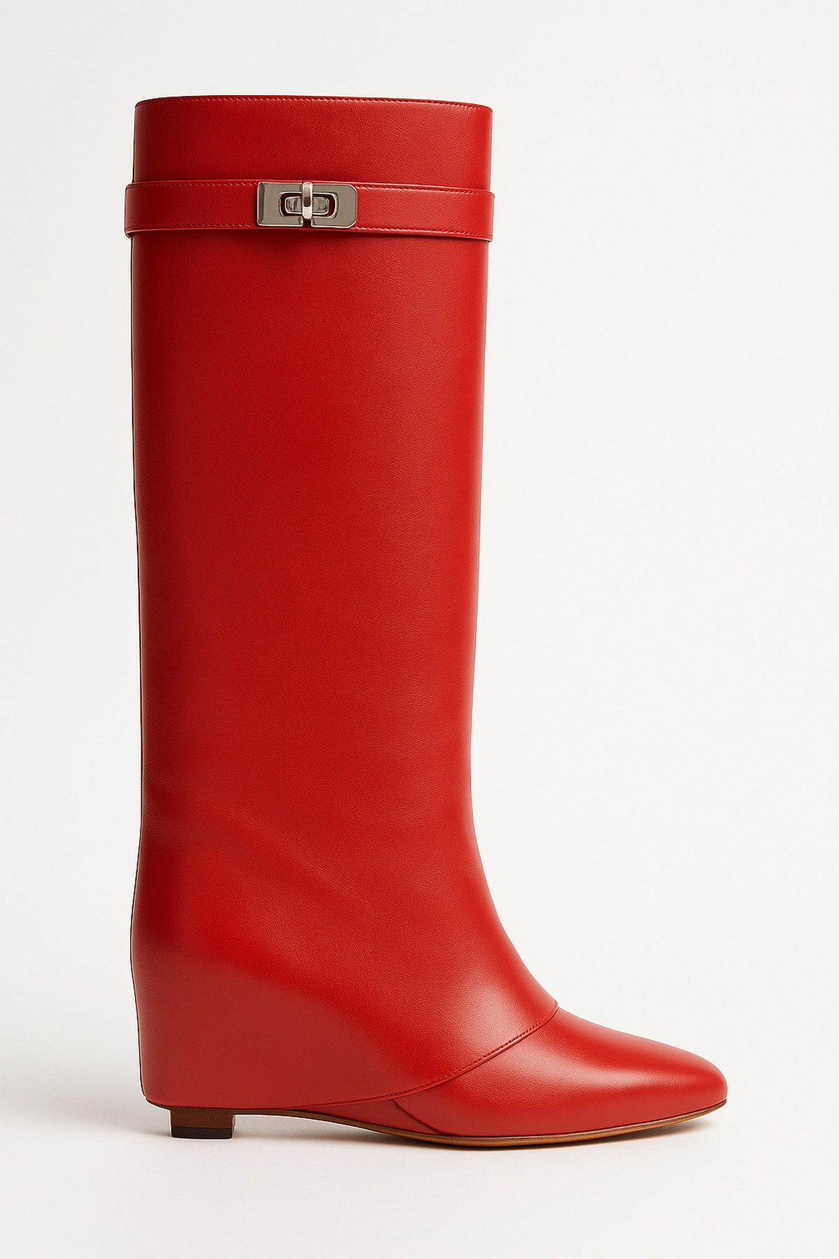 Women’s Knee High Wedge Boots | Closed Toe, Heeled
