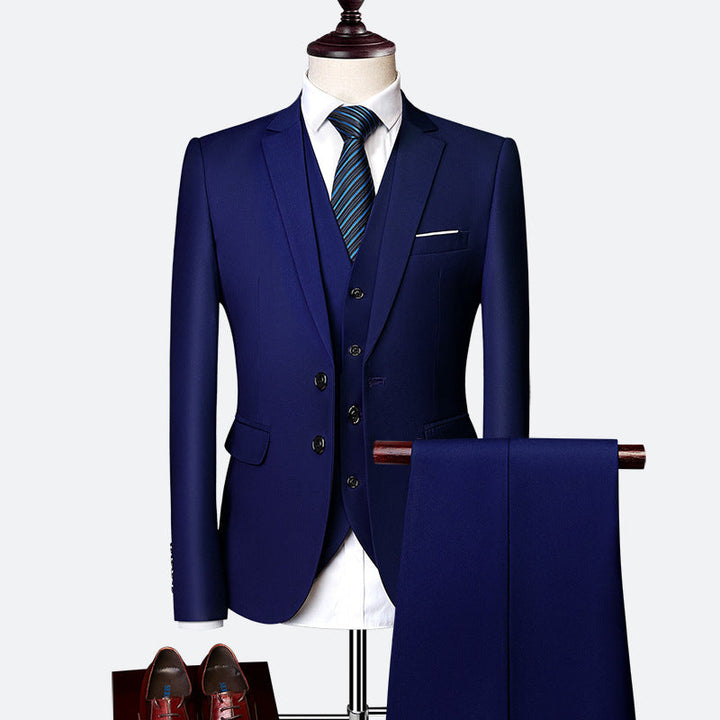 Men's Formal Suit Set | Blazer Vest and Trousers