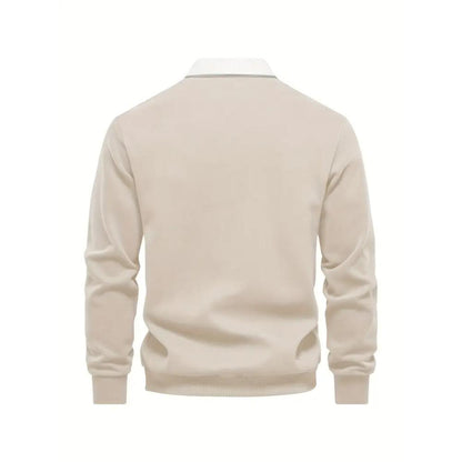 Men’s Casual Long Sleeve Polo Shirt | Designer, Smart-Casual