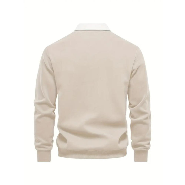 Men’s Casual Long Sleeve Polo Shirt | Designer, Smart-Casual