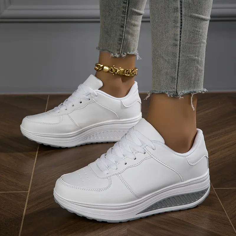Women's Platform Walking Sneakers | Casual, Wide Fit