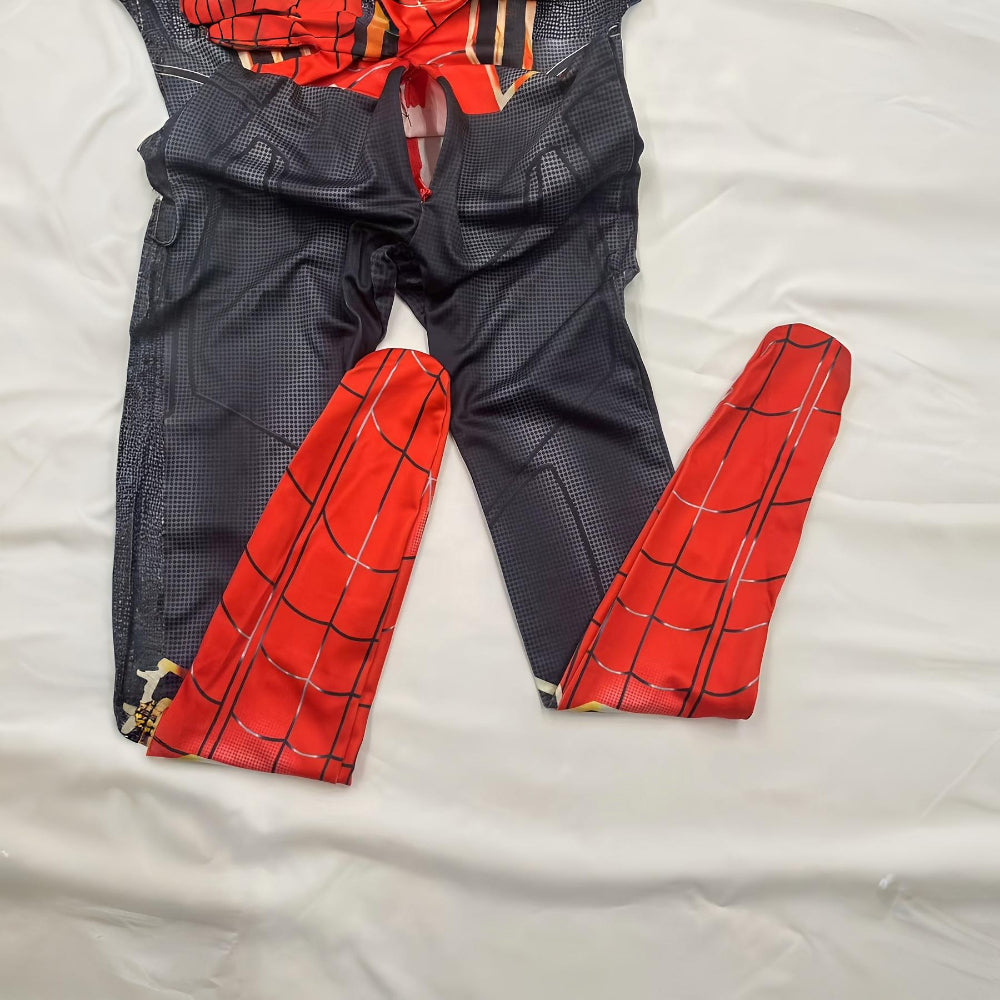 Halloween Costume Kids Superhero Jumpsuit Set