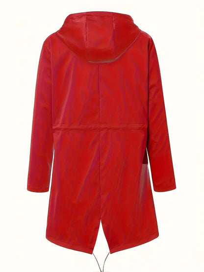 Women's Waterproof Lightweight Parka Coat | Hooded, Zip-up