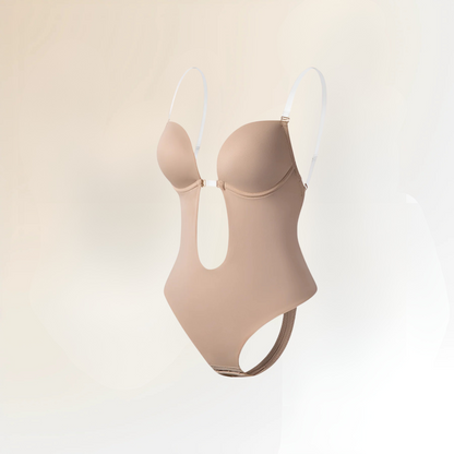 Women’s Backless Push Up Shapewear Bra | Bodysuit for Large Bust