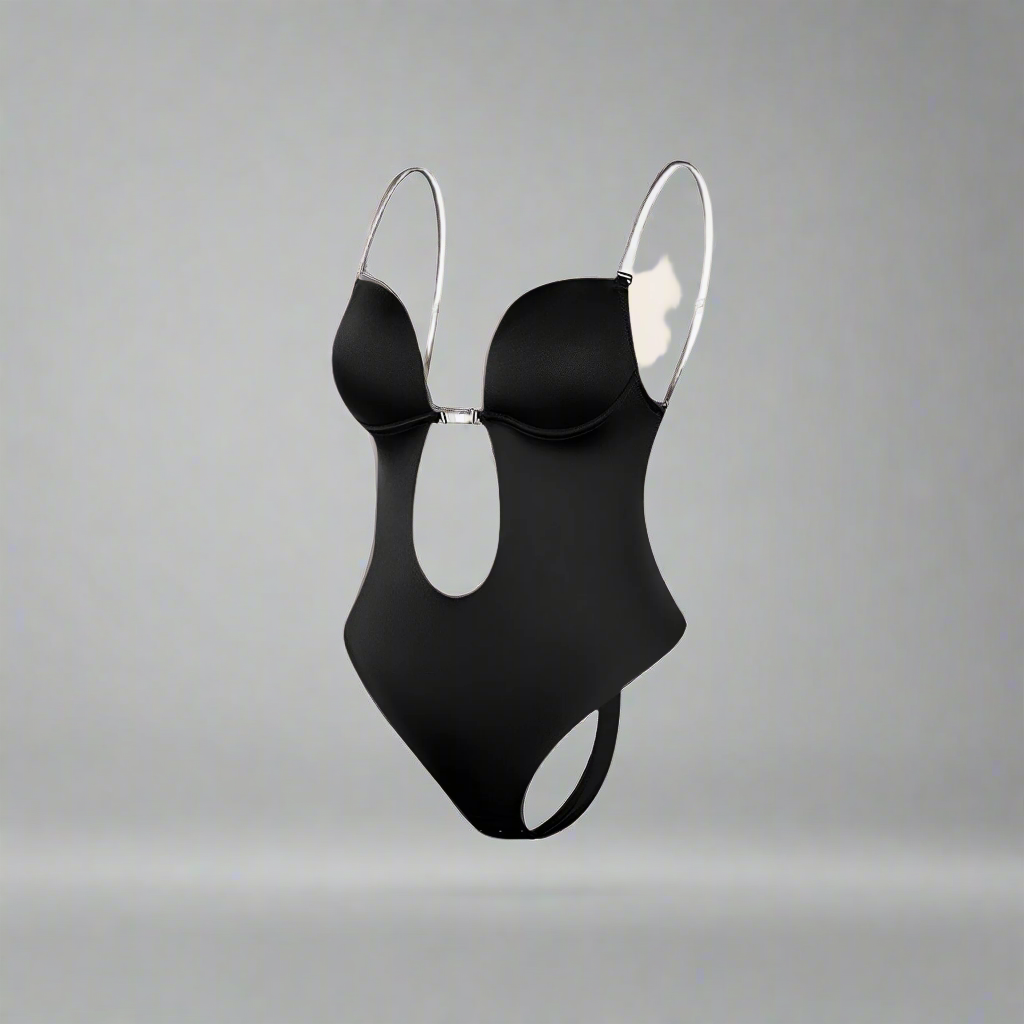 Women’s Backless Push Up Shapewear Bra | Bodysuit for Large Bust