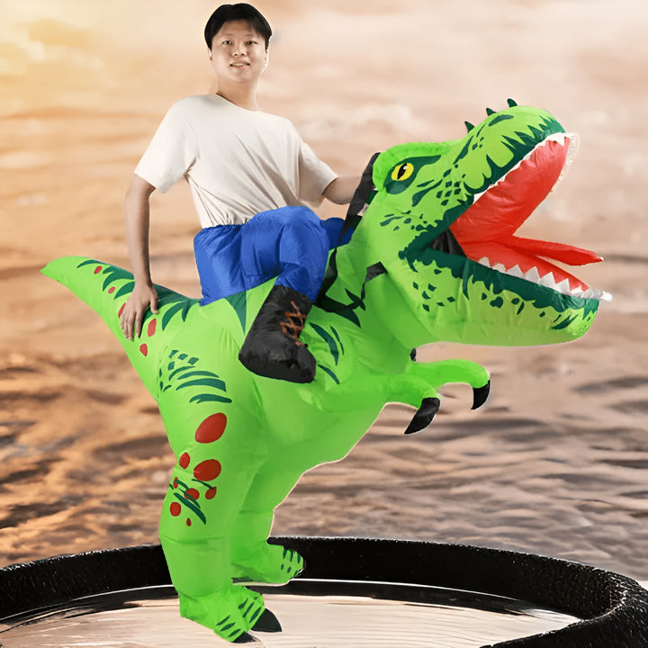 Halloween Inflatable Dinosaur Ride On Suit