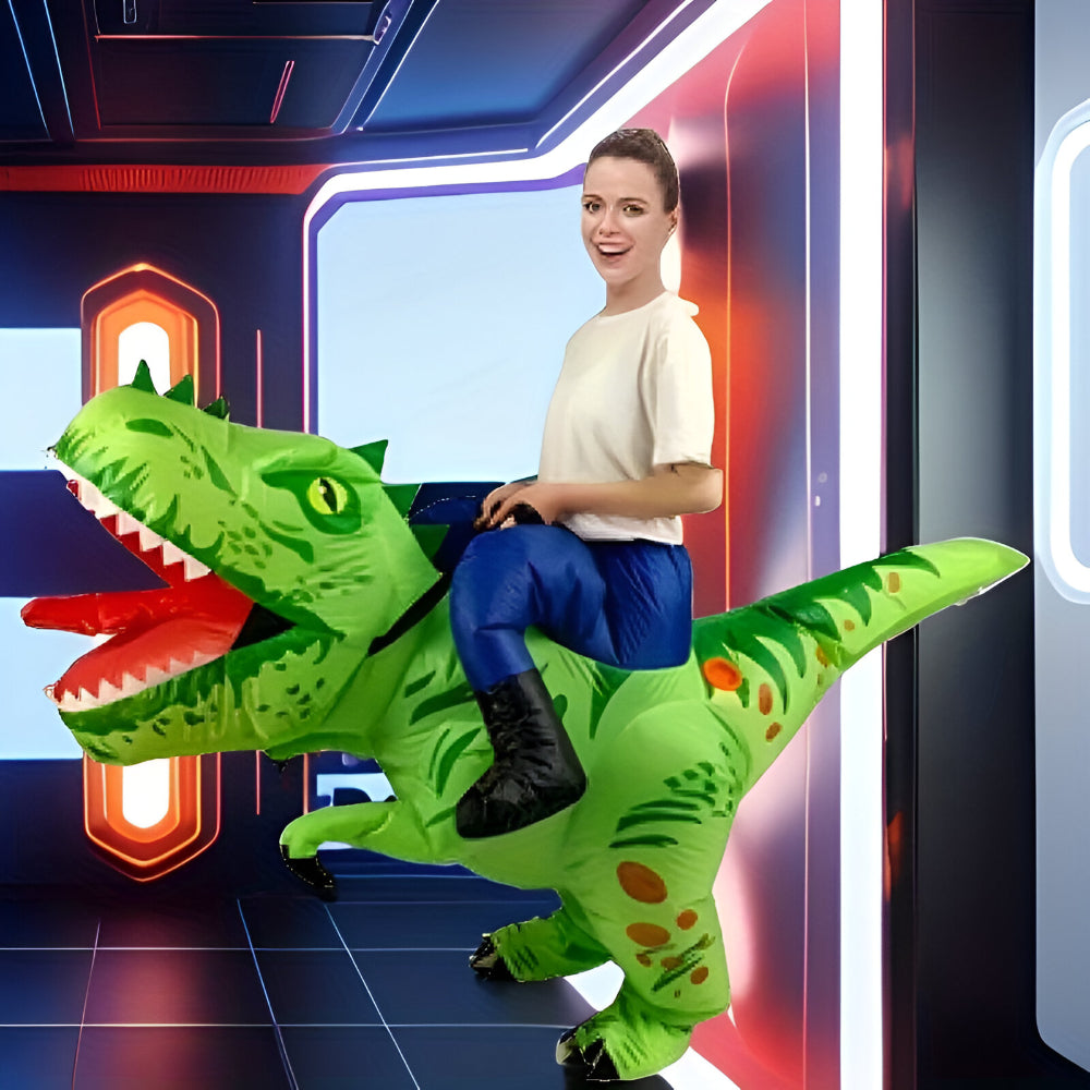 Halloween Inflatable Dinosaur Ride On Suit