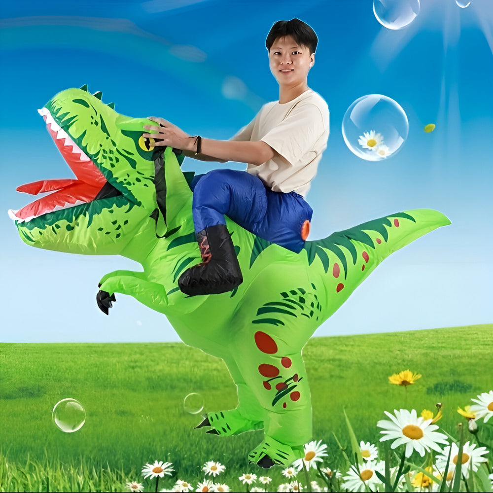 Halloween Inflatable Dinosaur Ride On Suit