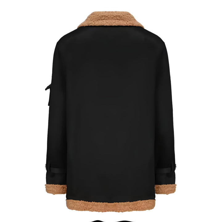 Men’s Vintage Shearling Aviator Jacket | Warm Winter Coat