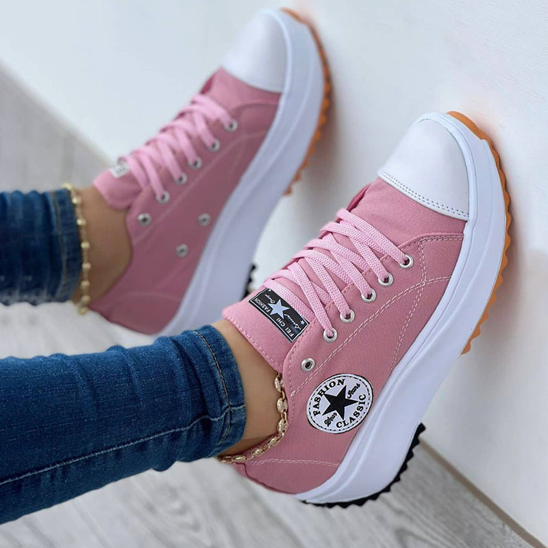 Women's Casual Sneakers | Comfortable Lace-up Design