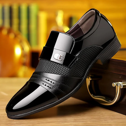 Men’s Slip On Wedding Oxford Shoes | Formal Work Loafers