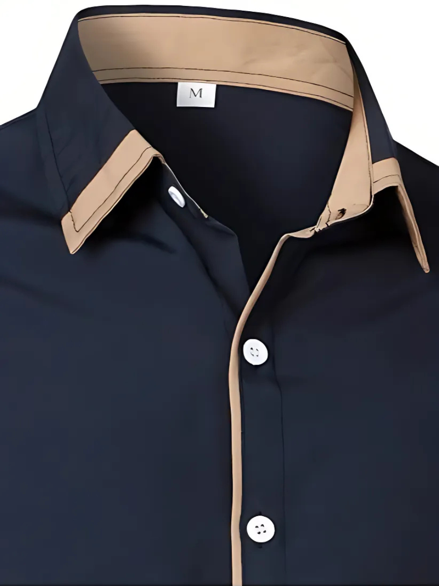 Men's Slim Fit Casual Shirt | Button Down Long Sleeve
