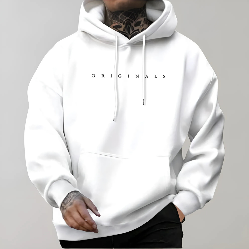 Men's Oversized Knit Sweatshirt Hoodie | Casual Jumper