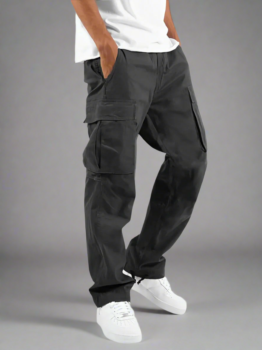 Men's Baggy Cargo Trousers | Wide Leg Work Pants