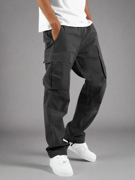 Men's Baggy Cargo Trousers | Wide Leg Work Pants