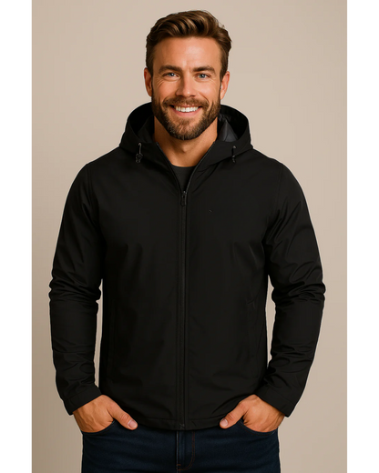 Men's Waterproof Jacket | Lightweight Raincoat Hood