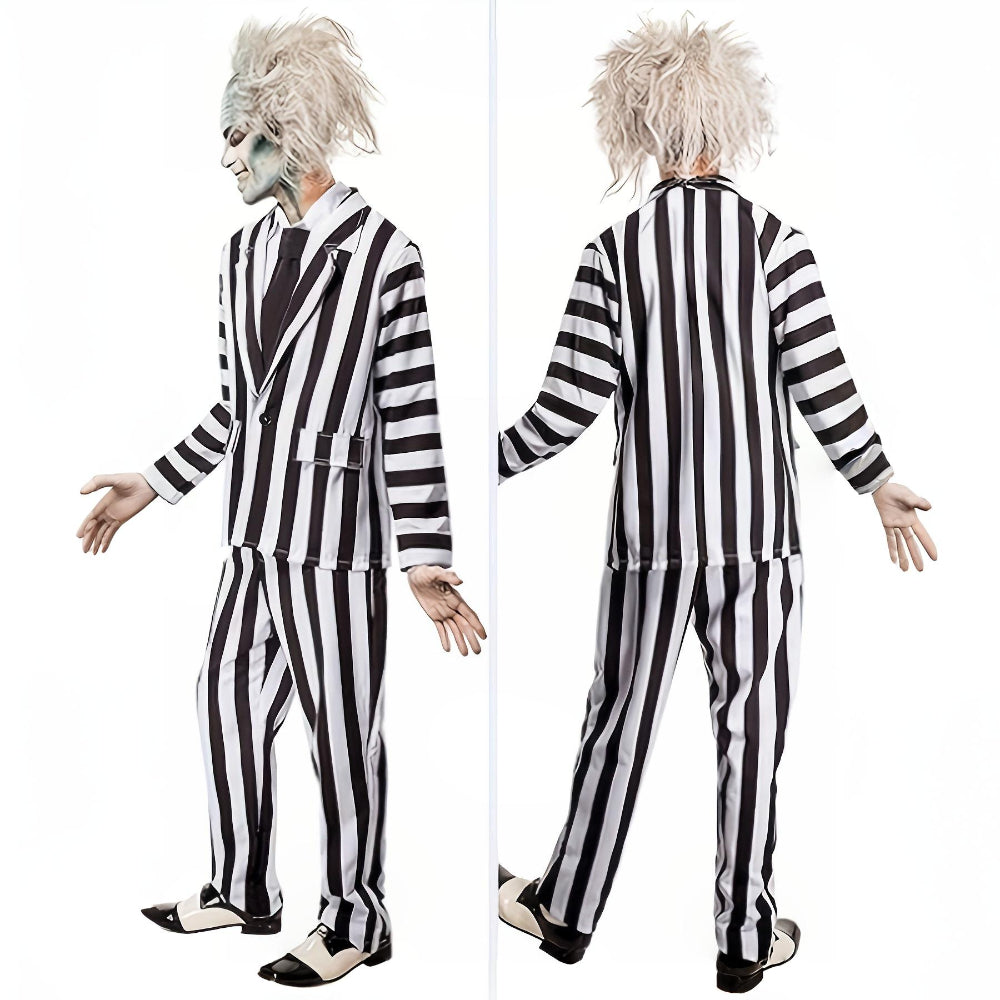 Halloween Costume Men’s Striped Suit Outfit