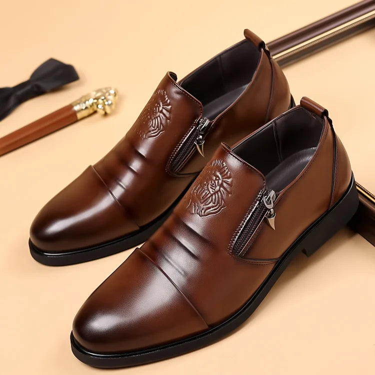 Men's Ankle Dress Boots | Formal Zipper Work Style
