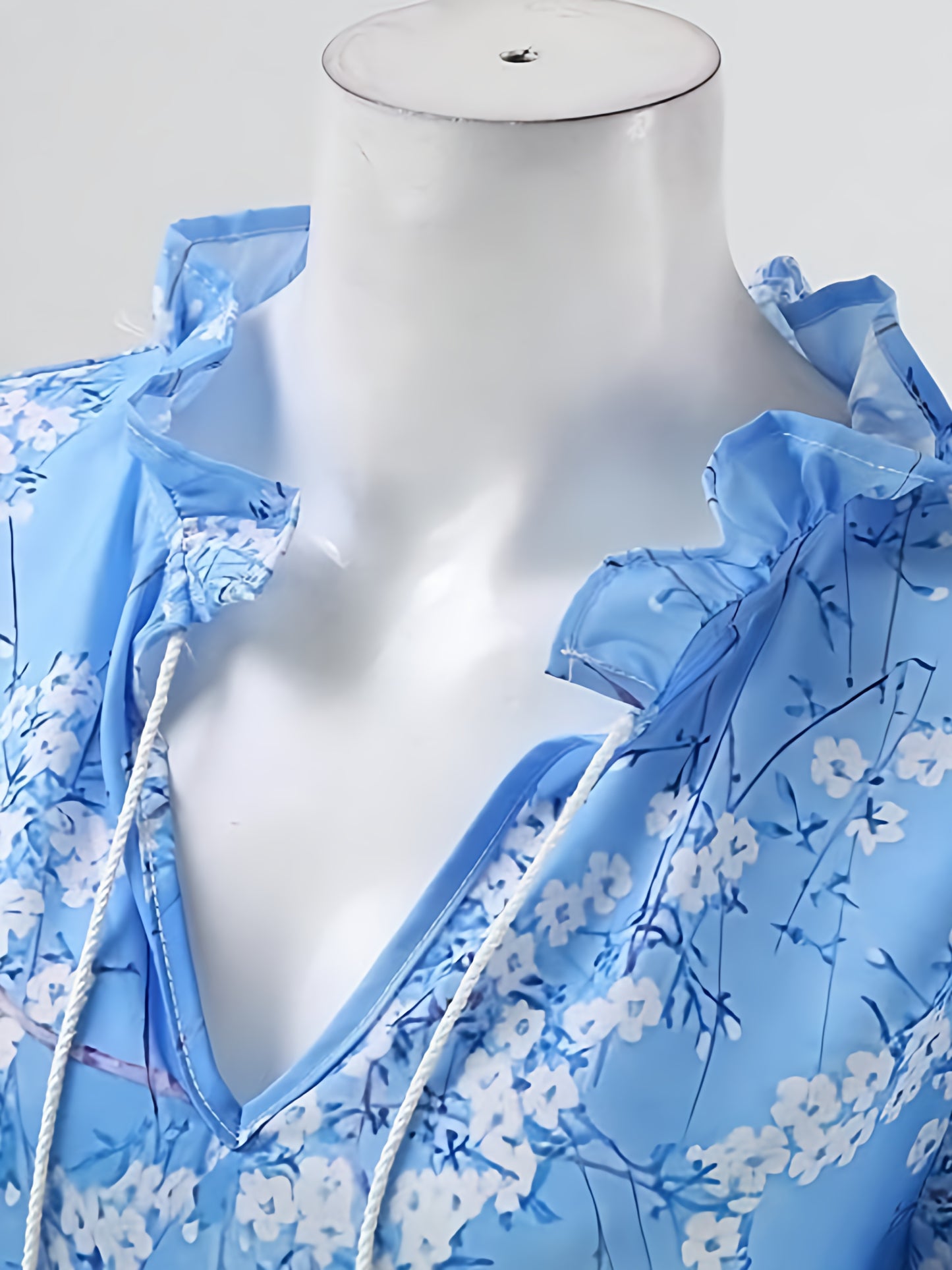 Women's Summer Maxi Dress | Floral Puff Sleeve