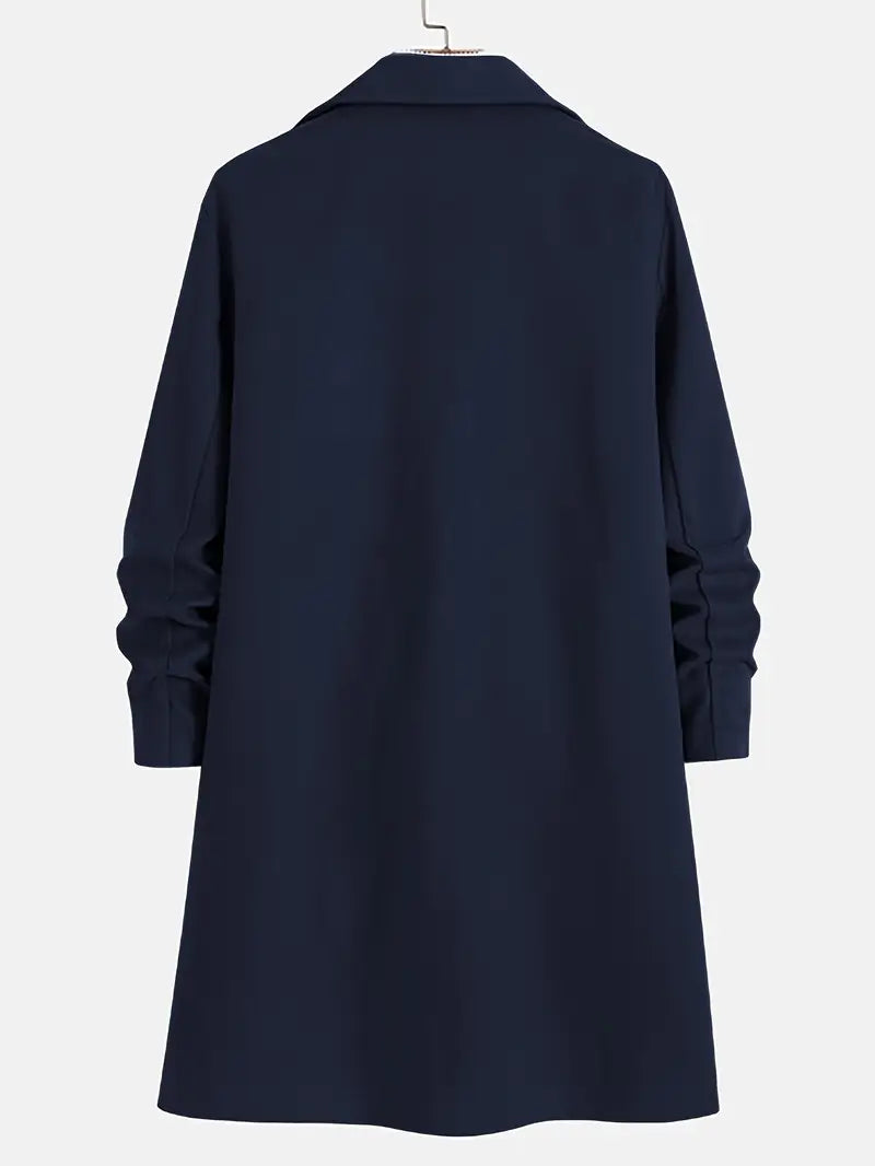 Men's Winter Trench Coat | Long, Oversized