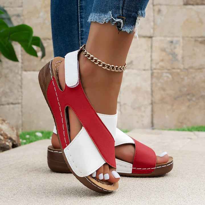 Women’s Orthopedic Wedge Sandals | Slip On Arch Support