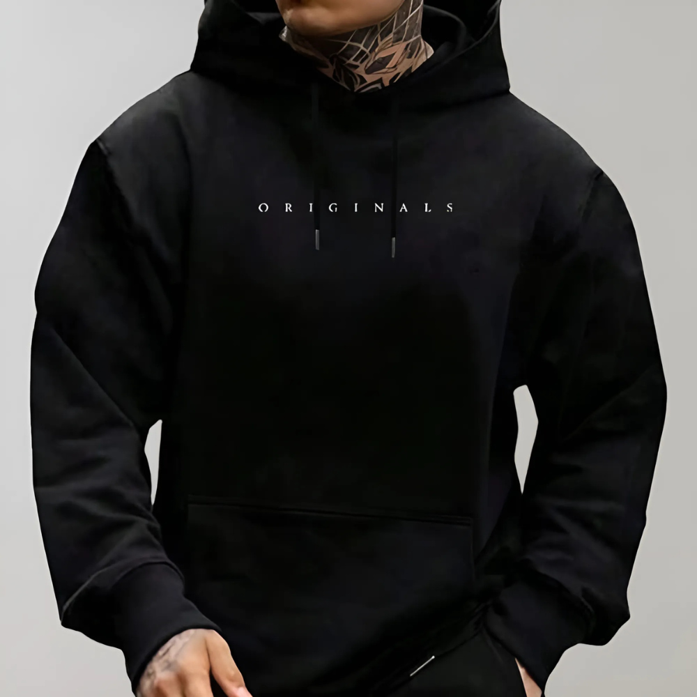 Men's Oversized Knit Sweatshirt Hoodie | Casual Jumper