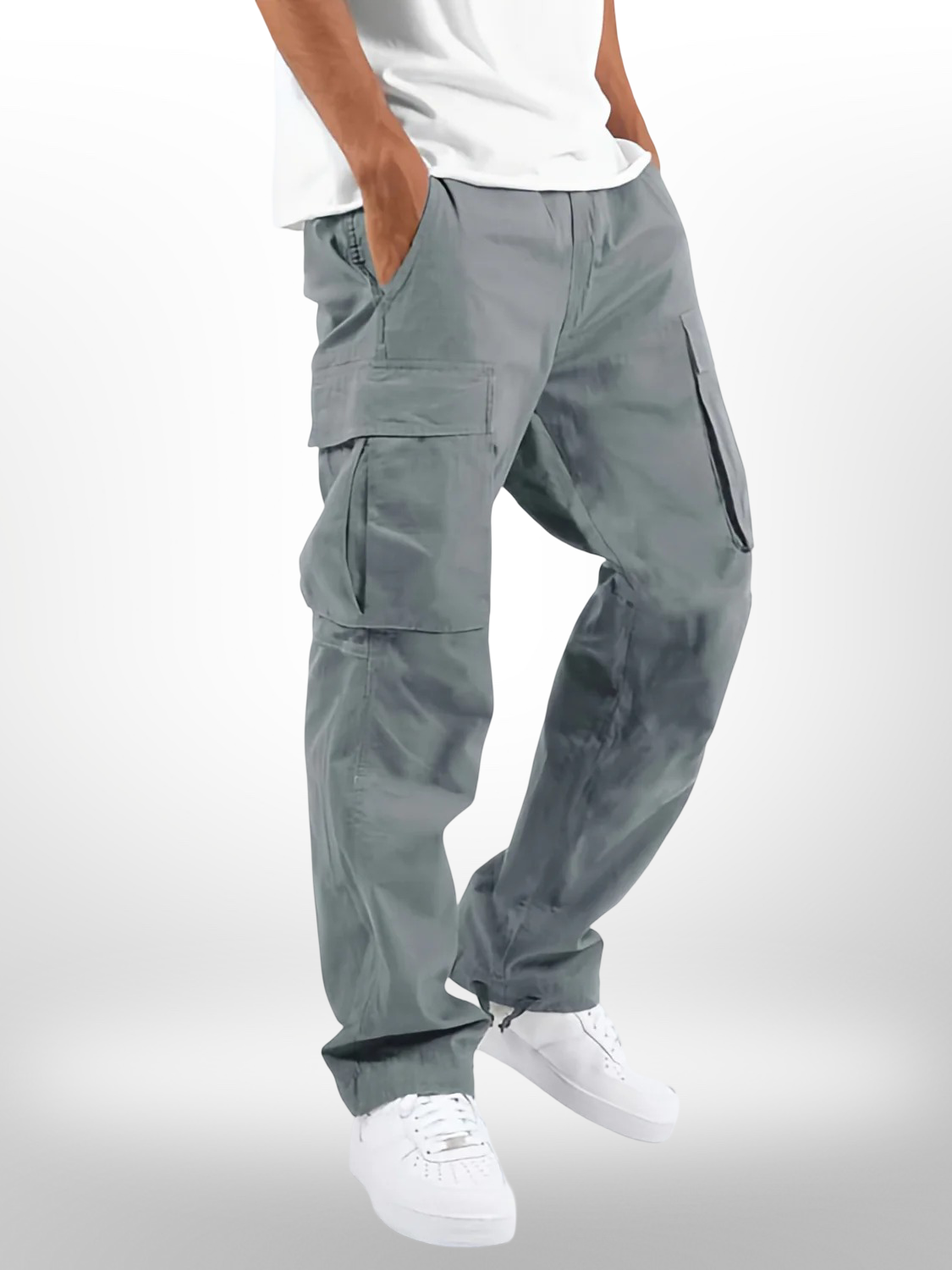 Men's Baggy Cargo Trousers | Wide Leg Work Pants