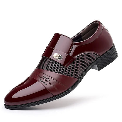 Men’s Slip On Wedding Oxford Shoes | Formal Work Loafers