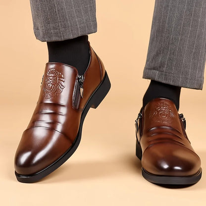 Men's Ankle Dress Boots | Formal Zipper Work Style