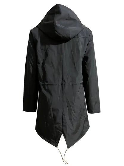 Women's Waterproof Lightweight Parka Coat | Hooded, Zip-up