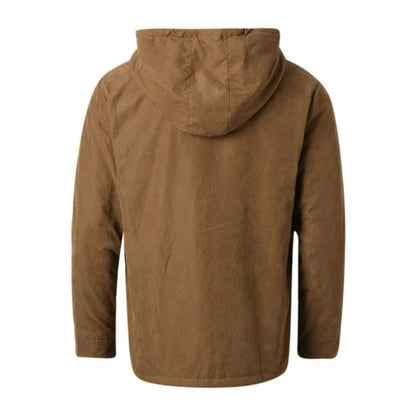 Men’s Winter Hooded Jacket | Fleece Lined, Zip-Up