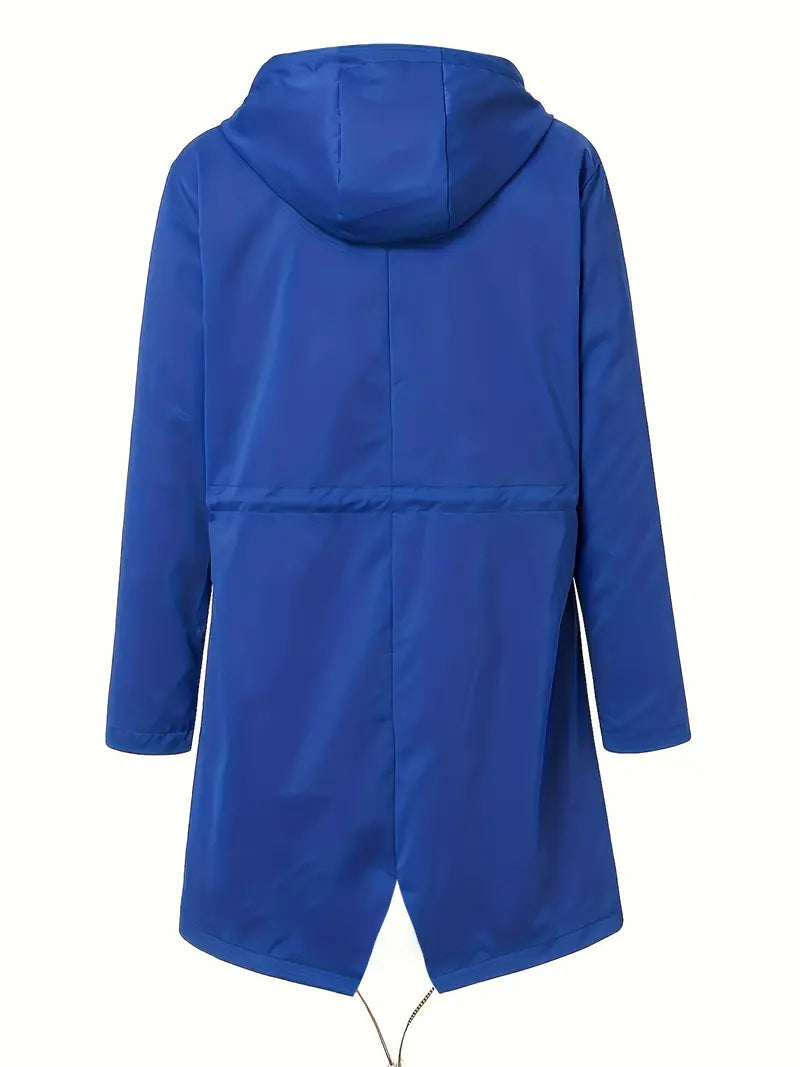Women's Waterproof Lightweight Parka Coat | Hooded, Zip-up