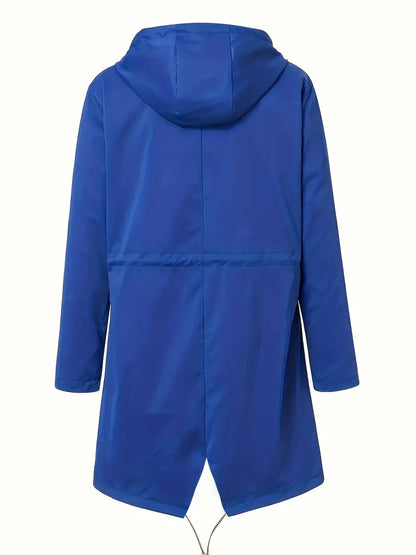 Women's Waterproof Lightweight Parka Coat | Hooded, Zip-up