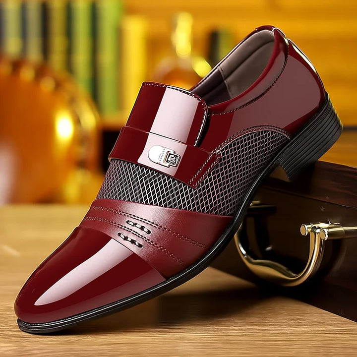 Men’s Slip On Wedding Oxford Shoes | Formal Work Loafers