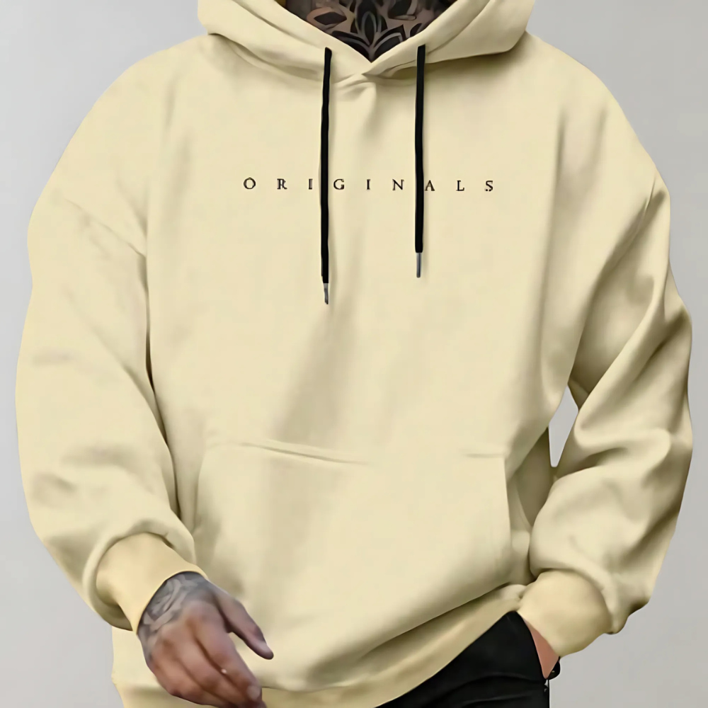 Men's Oversized Knit Sweatshirt Hoodie | Casual Jumper