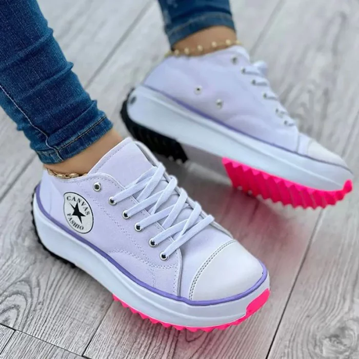 Women's Casual Sneakers | Comfortable Lace-up Design