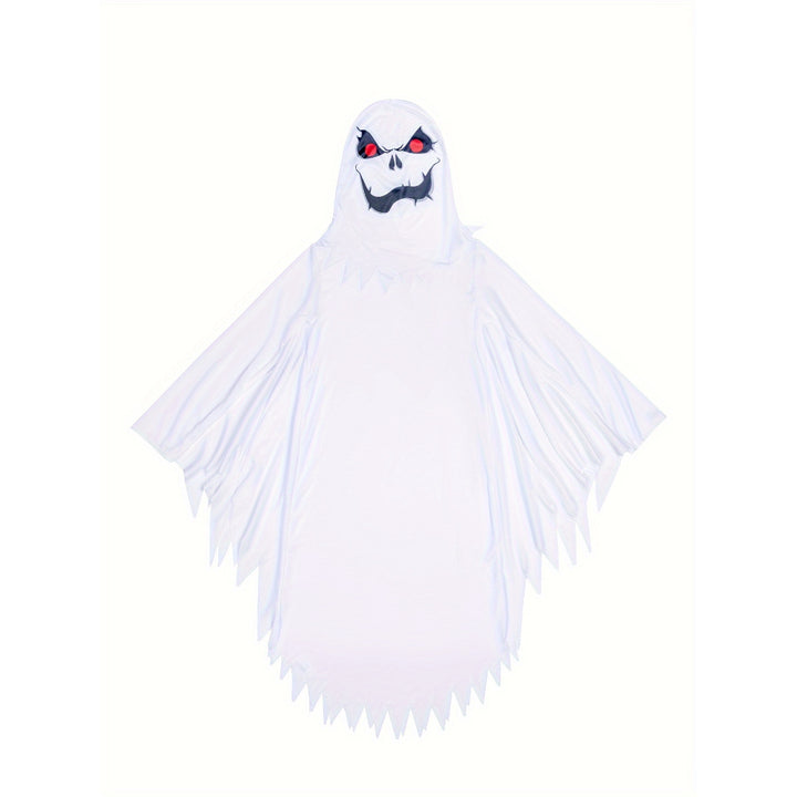 Halloween Ghost Costume Kids with Hooded Cape