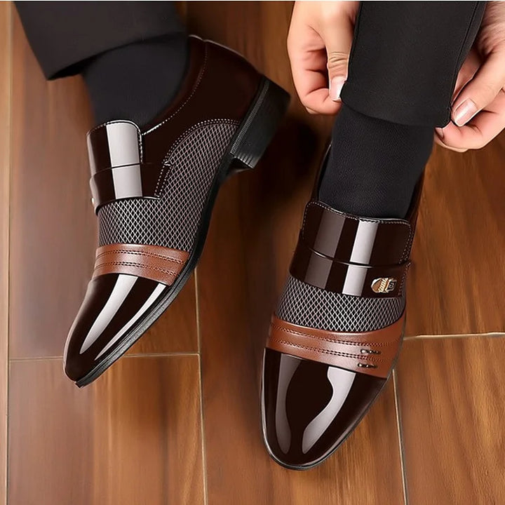 Men’s Slip On Wedding Oxford Shoes | Formal Work Loafers