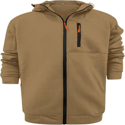 Men’s Winter Hoodie Jacket | Zip-Up, Hood