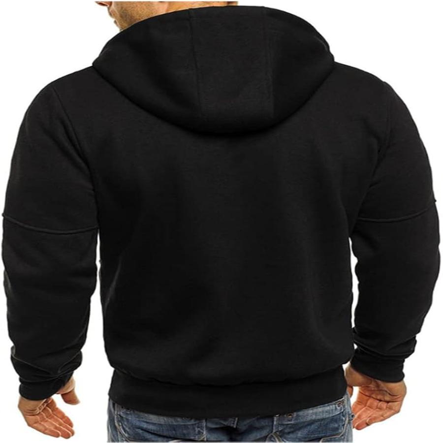 Men’s Winter Hoodie Jacket | Zip-Up, Hood