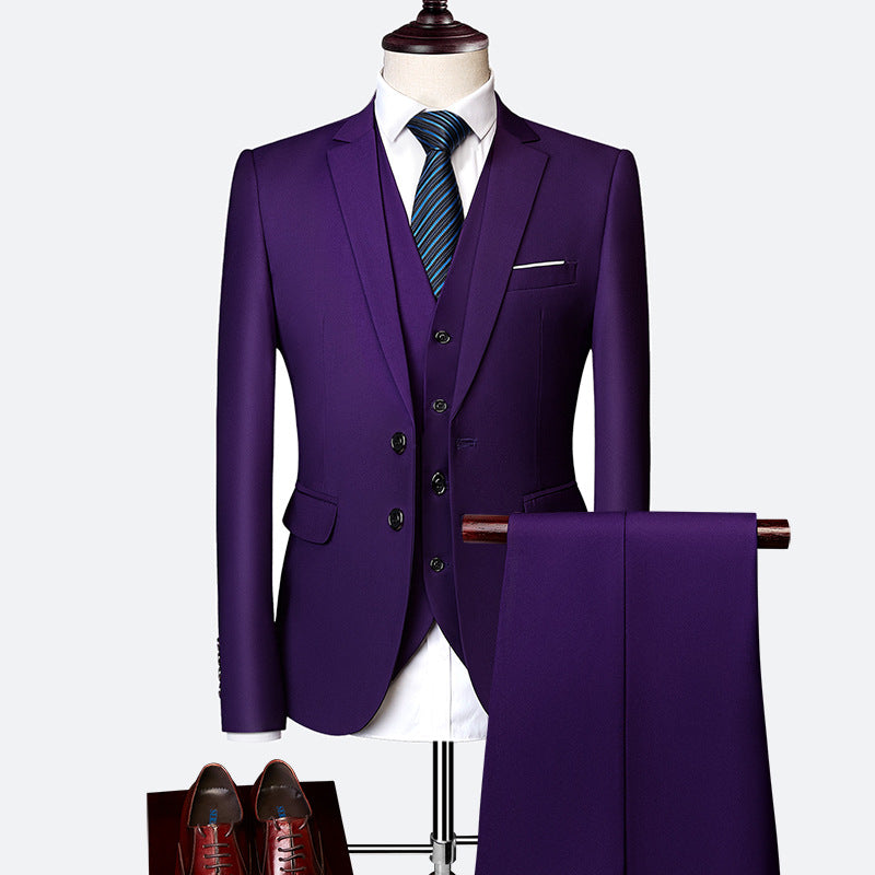 Men's Formal Suit Set | Blazer Vest and Trousers