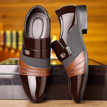 Men’s Slip On Wedding Oxford Shoes | Formal Work Loafers