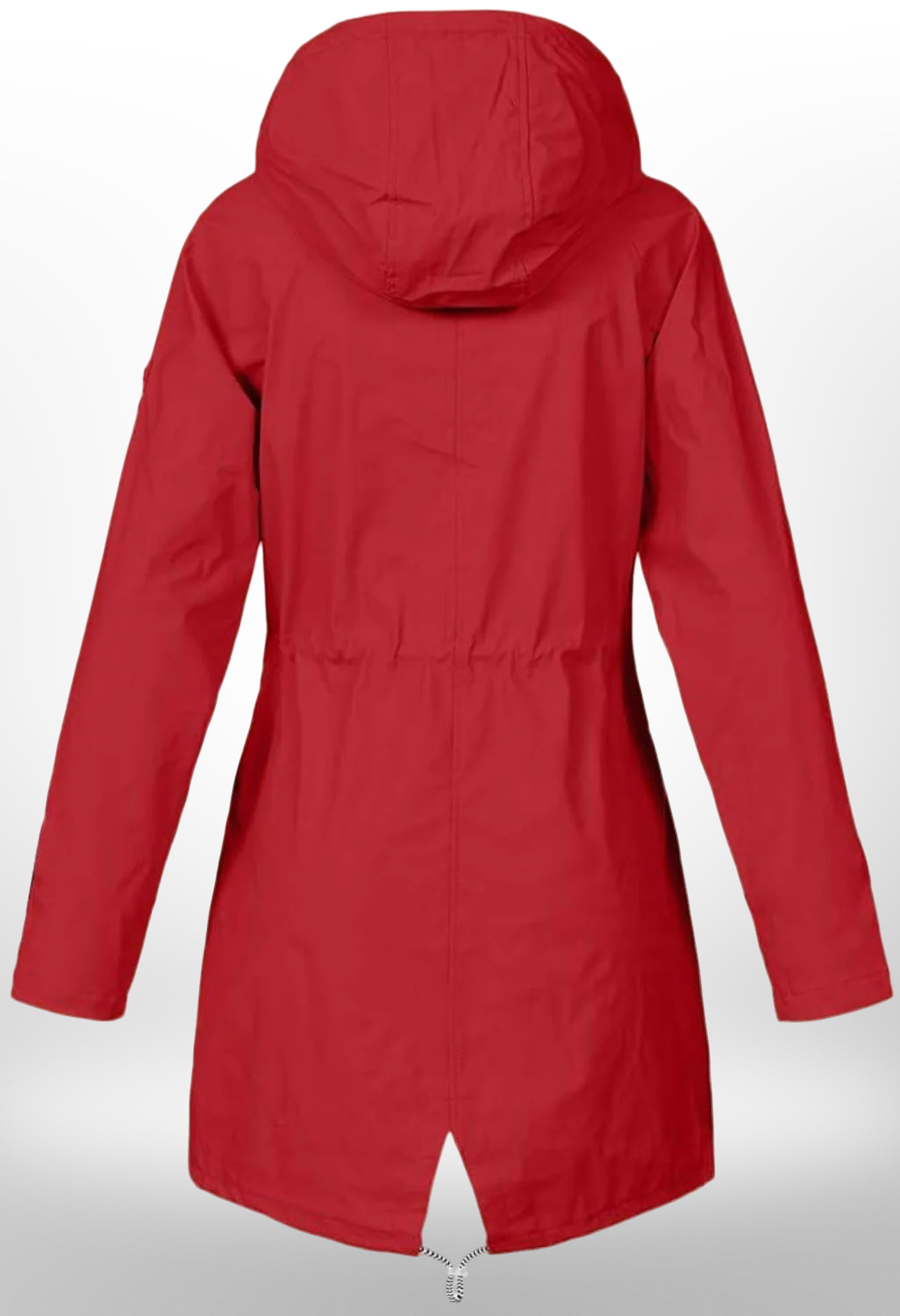 Women Waterproof Long Jacket | Hooded Waist Rain Coat